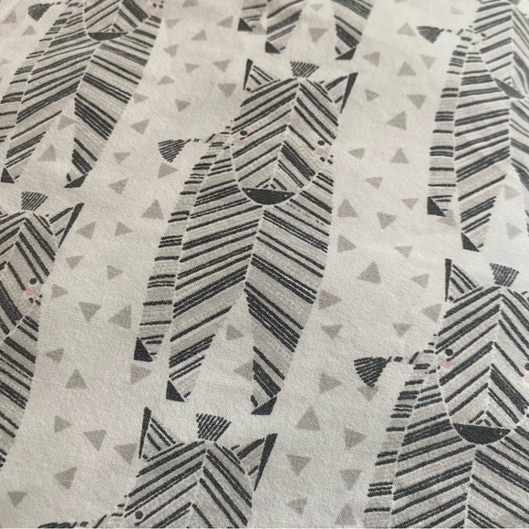 Land of Nod Zebra Savannah Fitted Crib Sheet - 100% Cotton | Pottery Barn Kids - Picture 2 of 5